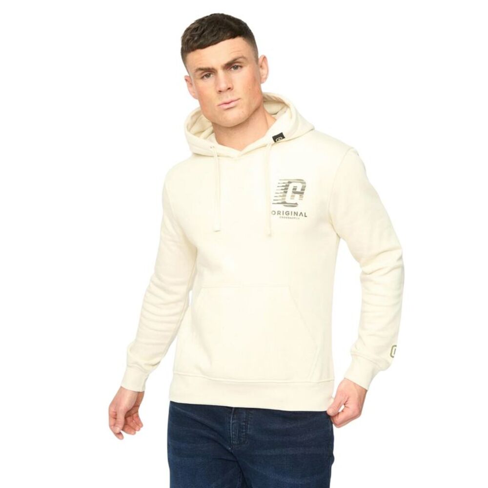Crosshatch Mens Winchamp Hoodie / Neutral